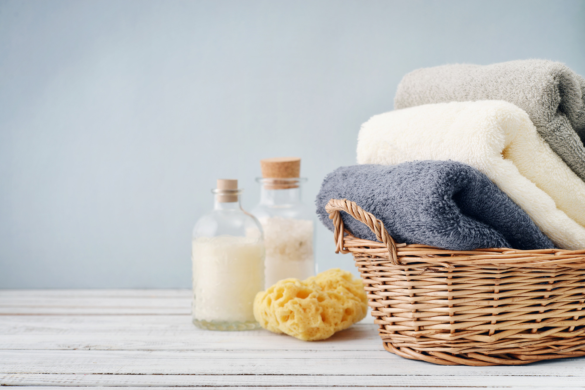 serviettes pour bain bouillonnant ou douche chromatique