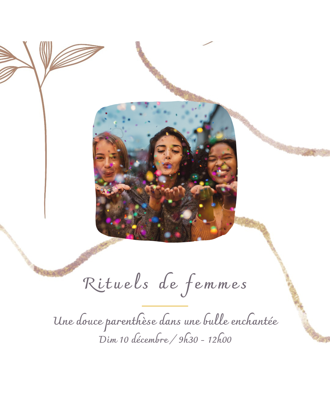 visuels pour l'atelier cercle de femmes Atelier cercle de femmes